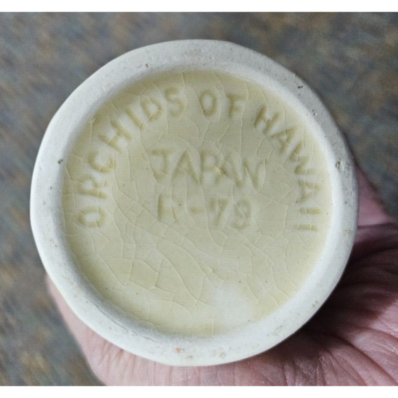 Vintage Hula Girl Orchids Of Hawaii Vase Japan P-79 6 3/4" - Picture 4 of 4